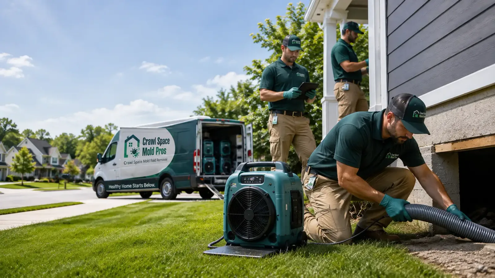 Crawl Space Mold Removal in Granville, IL